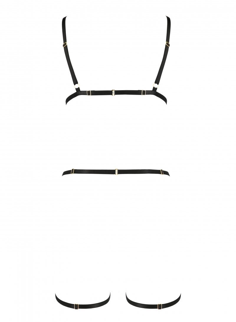 Indica is a sensual proposition for women who are not afraid... Passion - Indica Harness - Black - S/M photo-6
