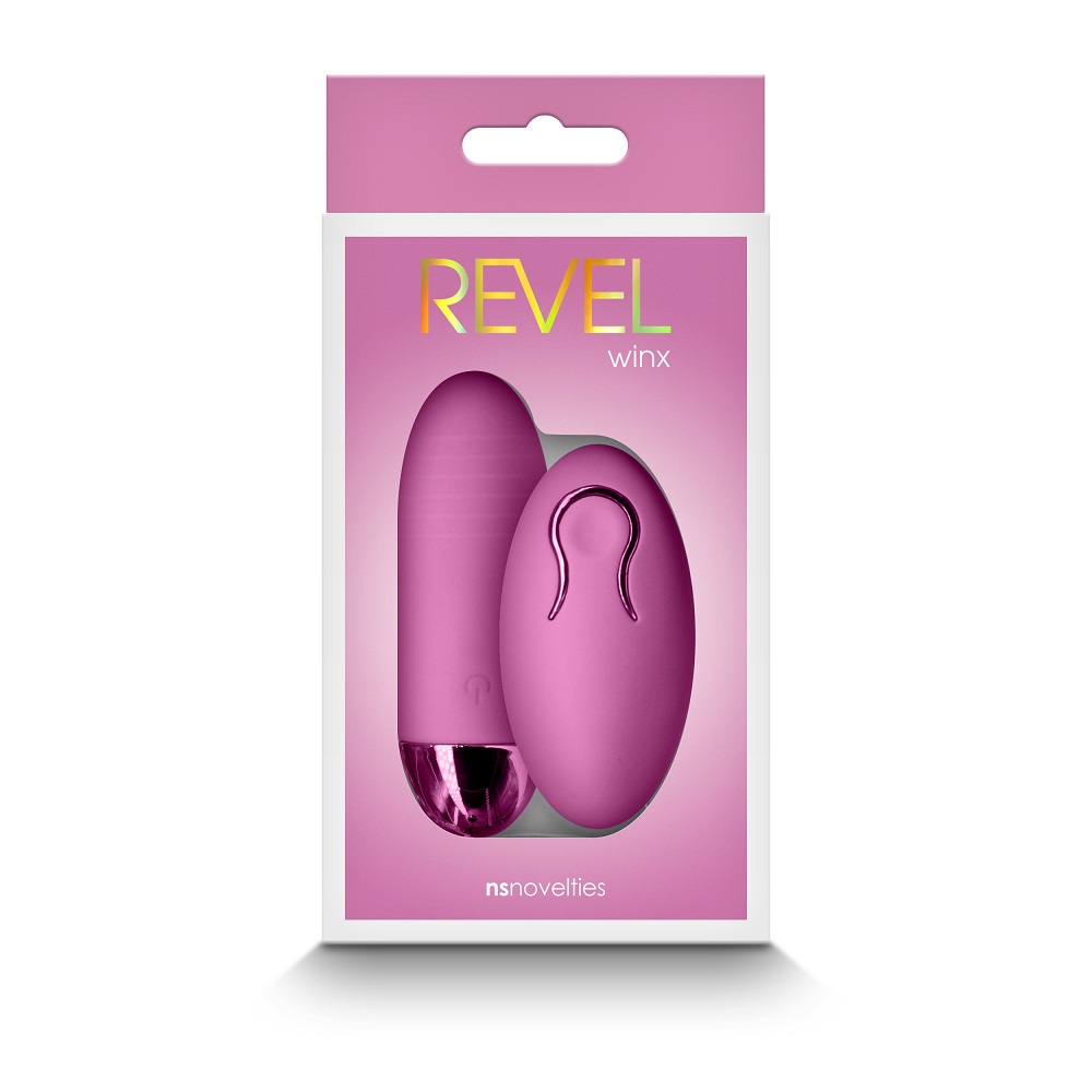 Portable and discreet, the Winx by Revel features a vibratin... NS Novelties - Revel Winx Vibro Egg - Pink photo-4