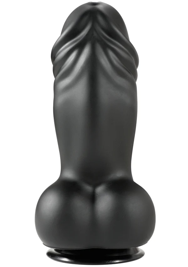 INFERNO by HIDDEN DESIRE Fat Boys PVC dildo is crafted for t... Hidden Desire - Inferno Huge Dildo 27cm - Black photo-5