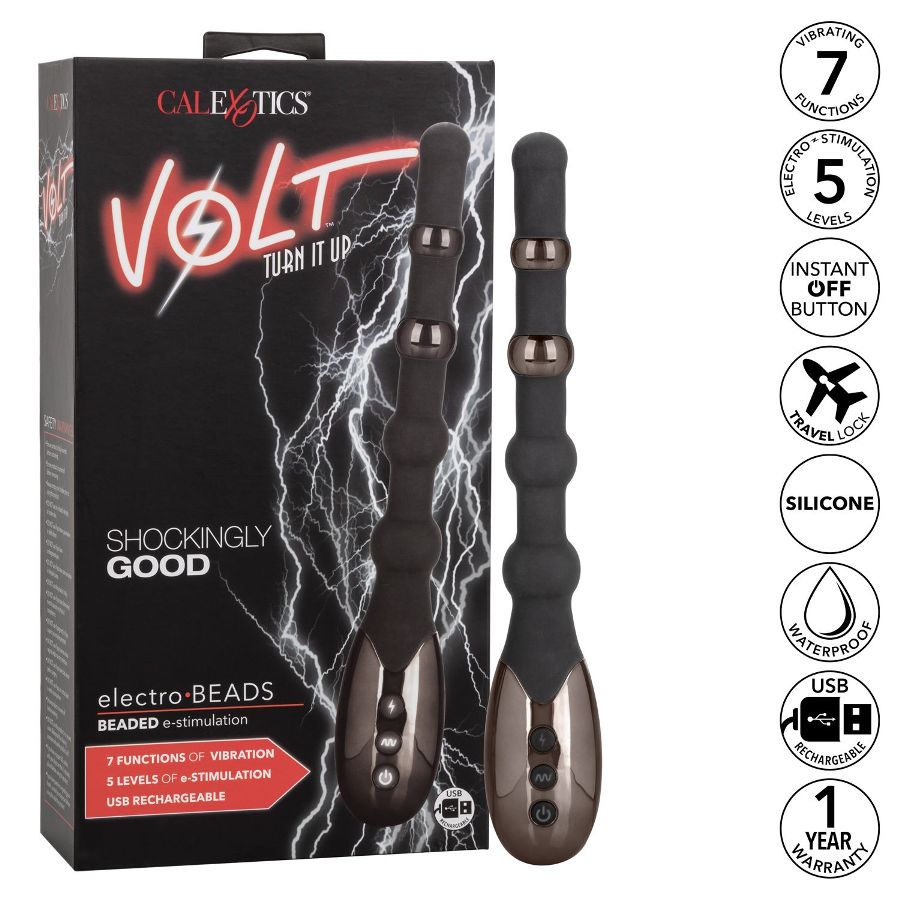 Electrify the senses with the thrilling Volt Electro-Beads. ... CEN - Volt Electro-Beads Stimulator - Black photo-9