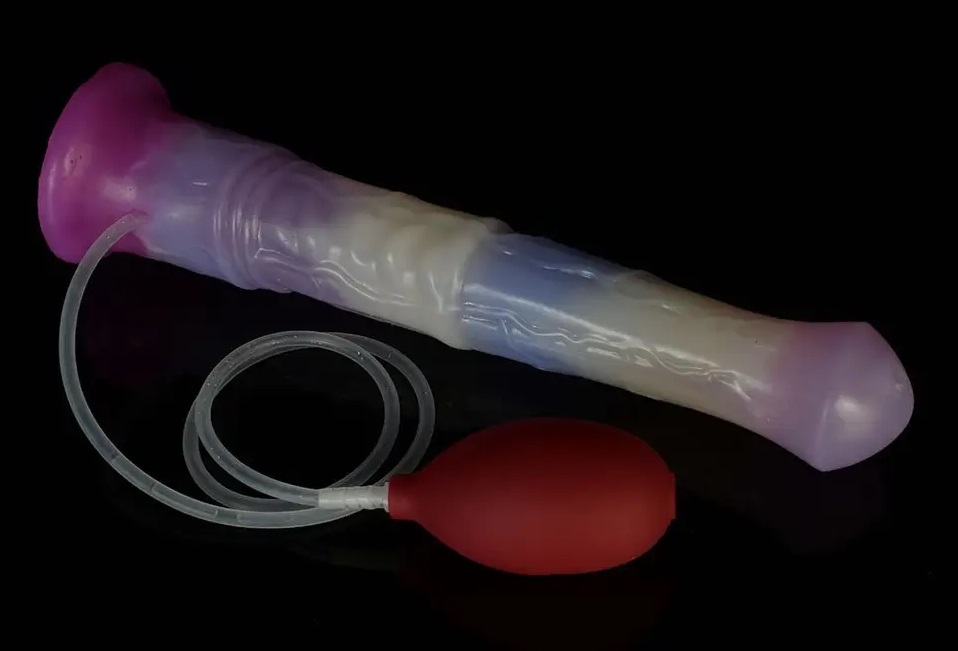Material: silicone
Intotal: 29.5m
Insert length: 27cm
Diamet... FAAK - Squirt Horse Anal Dildo - Sea Jelly photo-4