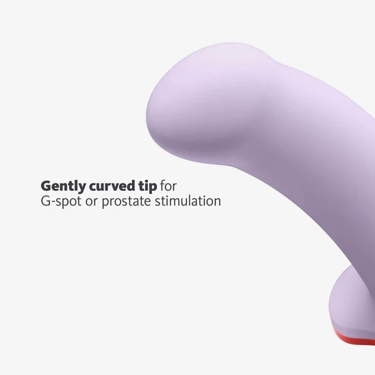Amor is the ideal dildo for beginners, as well as as for tru... Fun Factory - Amor Dildo - Black/Red photo-5