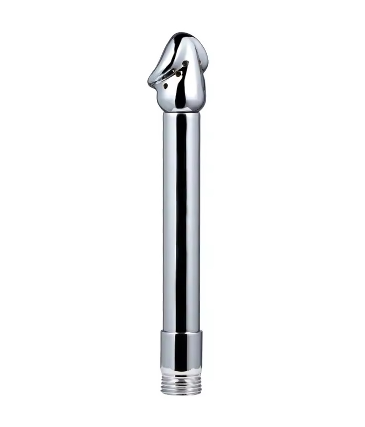 Metal glans anus irrigator enema and back court cleaner
Mat... MT - Glans Anal Enema Shower - Silver photo-4