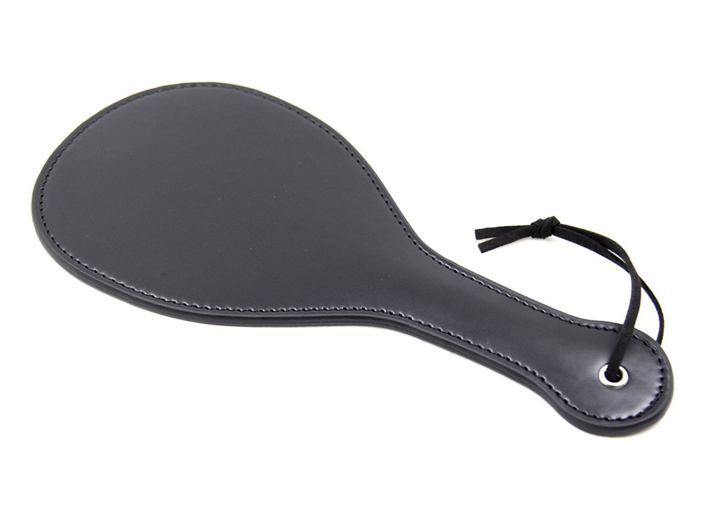 Made of soft and smooth PU leather. No damage to the skin.
I... SMVIP - Spanking Paddle B - Black photo-2