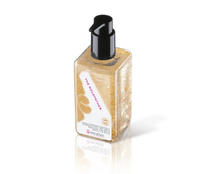 The Goldfather is a high-quality conductive agent with 23 ca... Mystim - Goldfather Conductivity Enhancer - 250ml photo-2