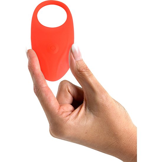 The vibrating cockring Thor of Feelztoys makes your erection... Feelztoys - Thor Vibro Ring - Red photo-2