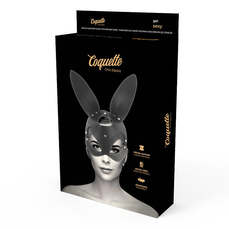 Is your sex life exciting enough? Add this Coquette mask! Us... Coquette - Mask w Bunny Ears - Black photo-4
