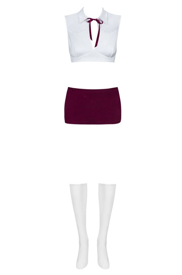 Of course you are! Wearing this spicy school uniform you can... Obsessive - Student Costume 4 pcs - S/M photo-9