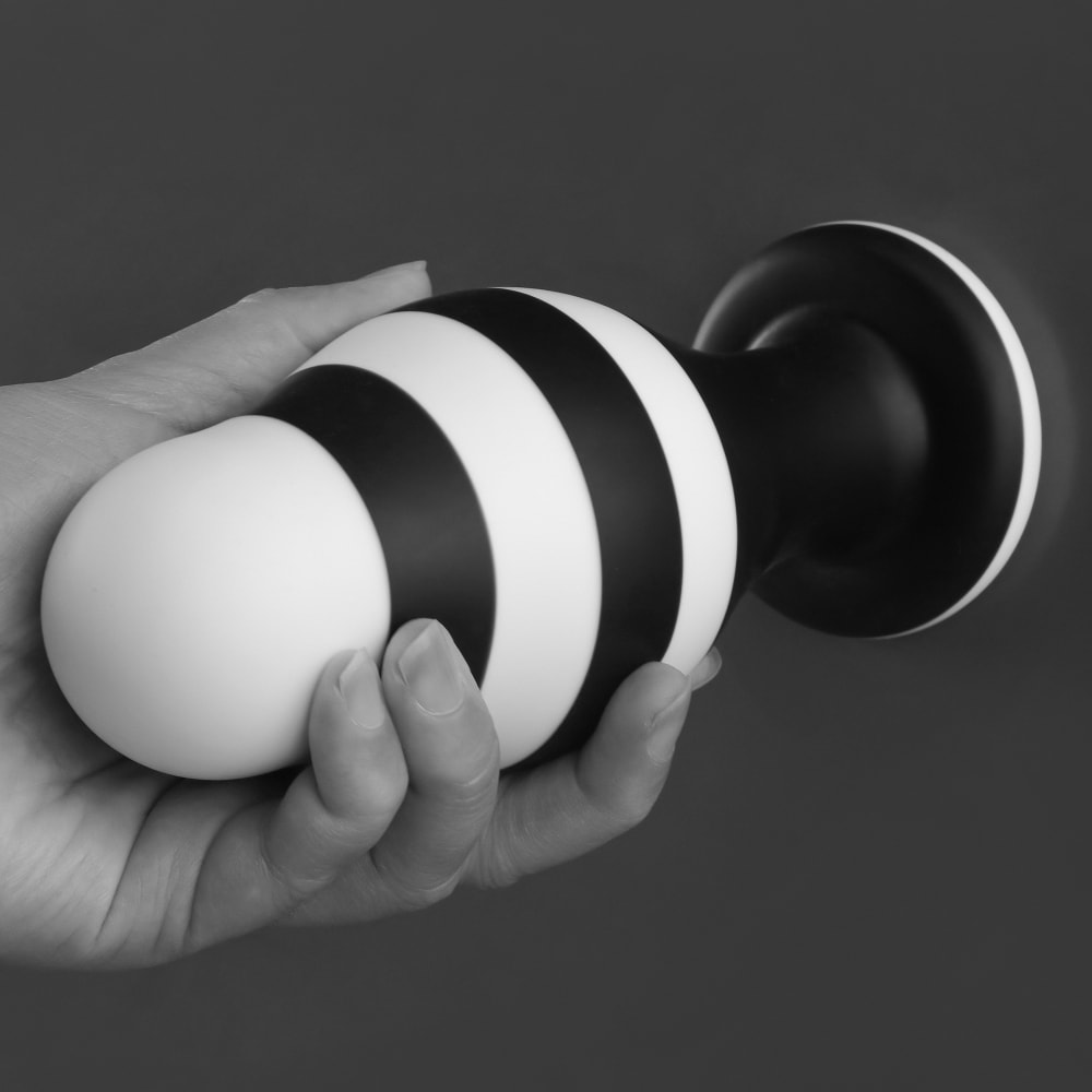 Designed to curve into your body, Crafted from finest silico... Lovetoy - 6.5" X-Missioner Butt Plug photo-2