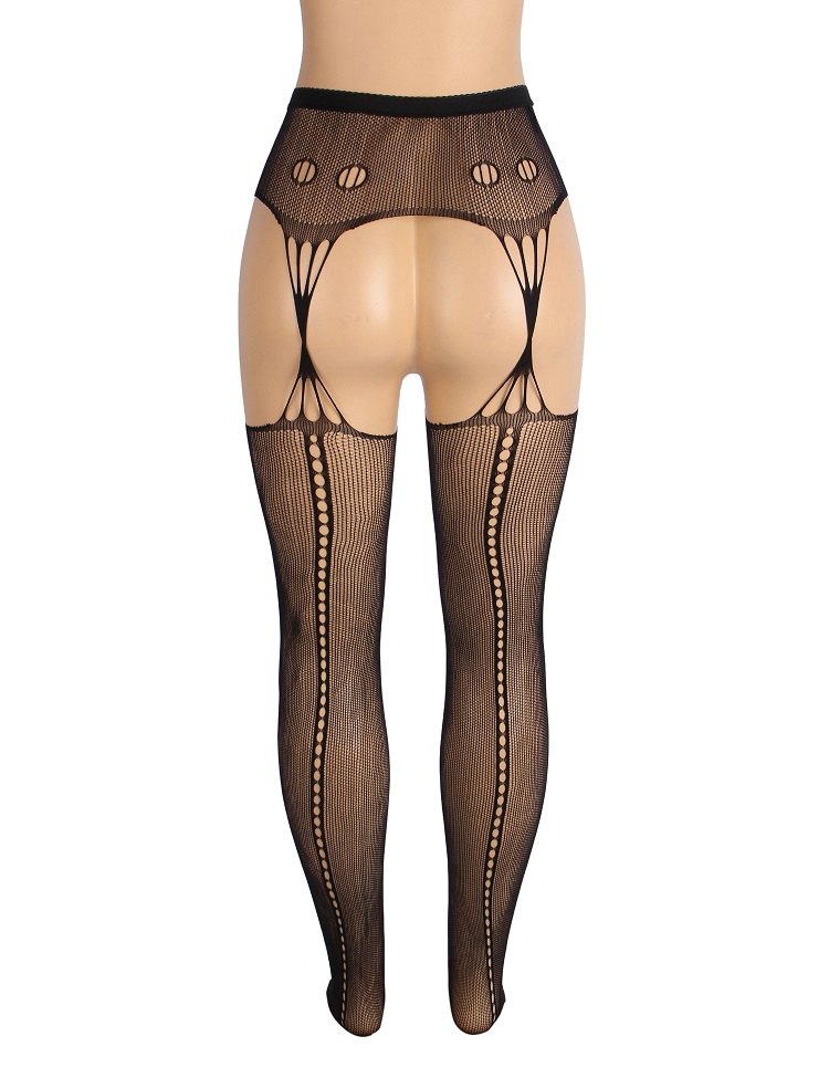 Hollow out fishnet garter stockings
Material &nb... Ohyeah - Sexy Fishnet Pantyhose - Black - XL photo-6