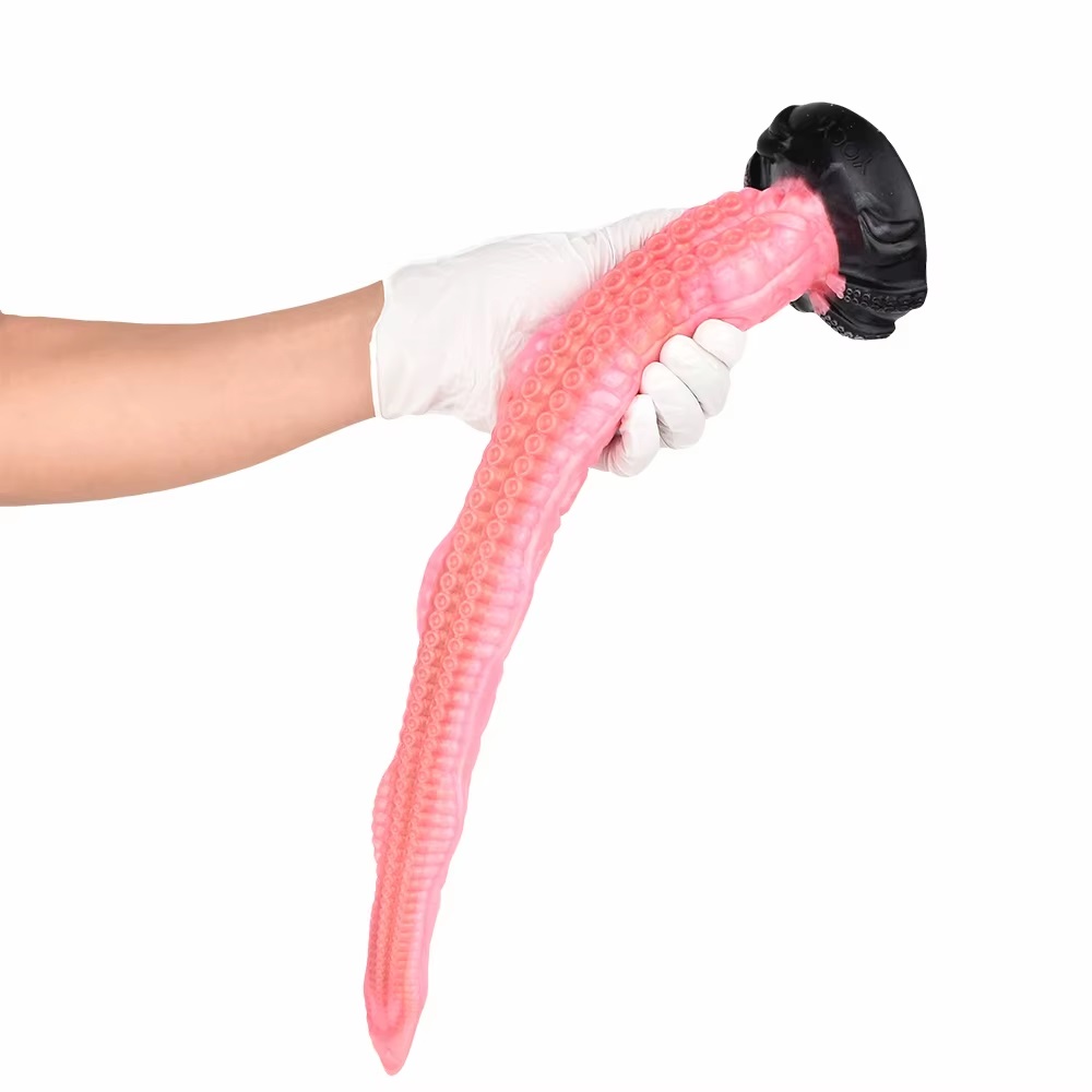 Material: silicone
Intotal L: 28cm
Insert L: 25cm
Diameter: ... FAAK - Lord Octopus Dildo - Squidgy photo-4