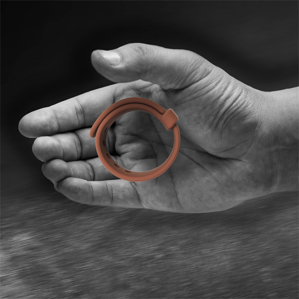 ROOSTER JASON is a firm, strap design, cock ring that can be... Velv'Or - Rooster Jason Ring - Brown photo-2