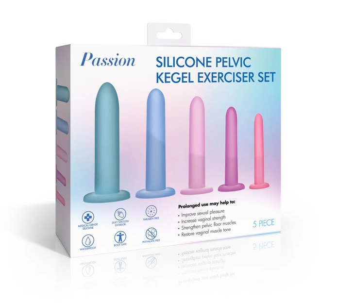 Introducing the premium-quality, body-safe silicone vulva di... Passion - Pelvic Kegel Exerciser Set photo-6