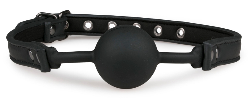 Be the one in control and enjoy the feeling of power by sile... Easytoys - Ball Gag - Black photo-2