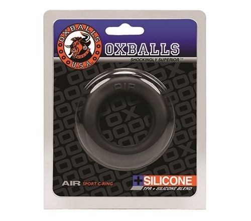 AIR cockring is a new look and feel in cockrings…a larger si... Oxballs - Airflow Cockring - Black photo-4