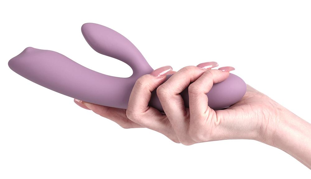 Get the ball rolling on your G-spot adventure with Trysta Ne... SVAKOM - Trysta Neo Interactive Rabbit Vibrator - Romantic Rose photo-4