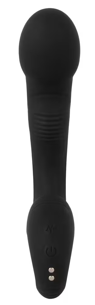 Perfect for spot-on internal and external stimulation!
The G... Black Velvets - G & P-Spot Vibrator - Black photo-6