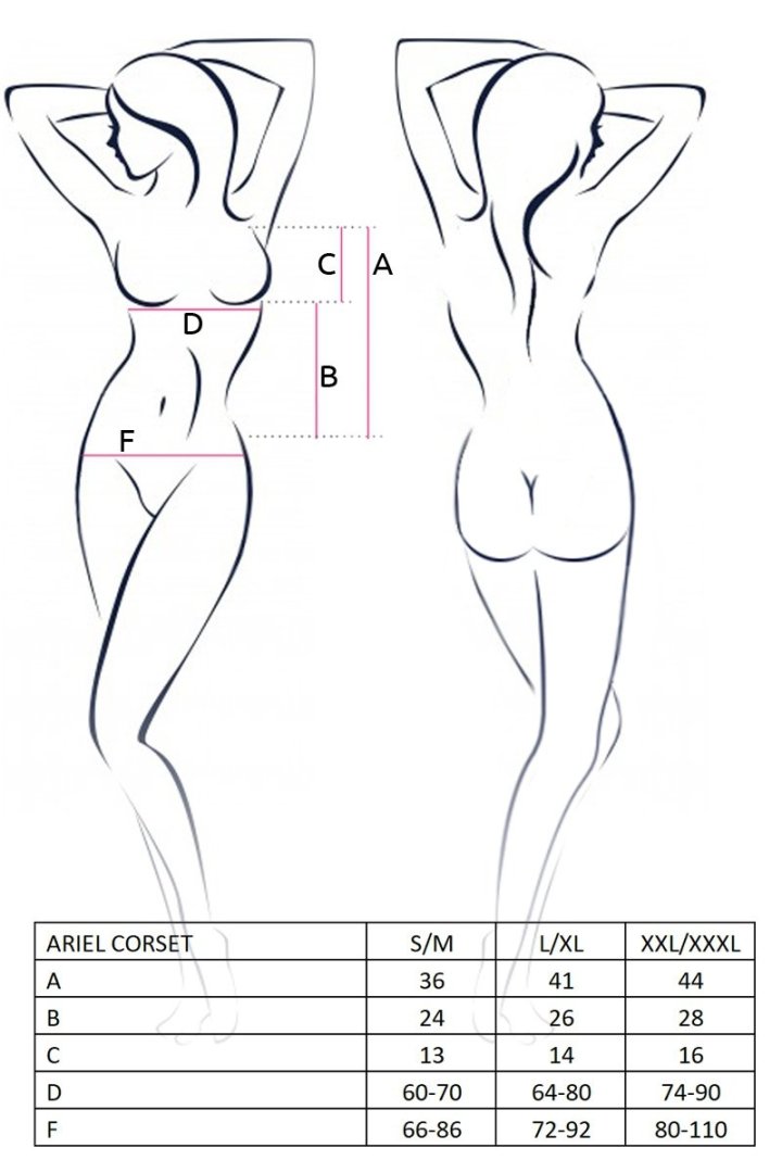 Innocent and naughty at the same time? This is the woman who... Avanua - Ariel Corset - Ecru - XXL/XXXL photo-5