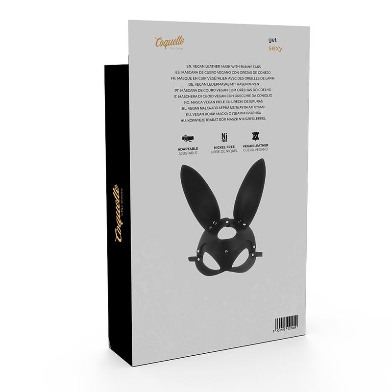 Is your sex life exciting enough? Add this Coquette mask! Us... Coquette - Mask w Bunny Ears - Black photo-5