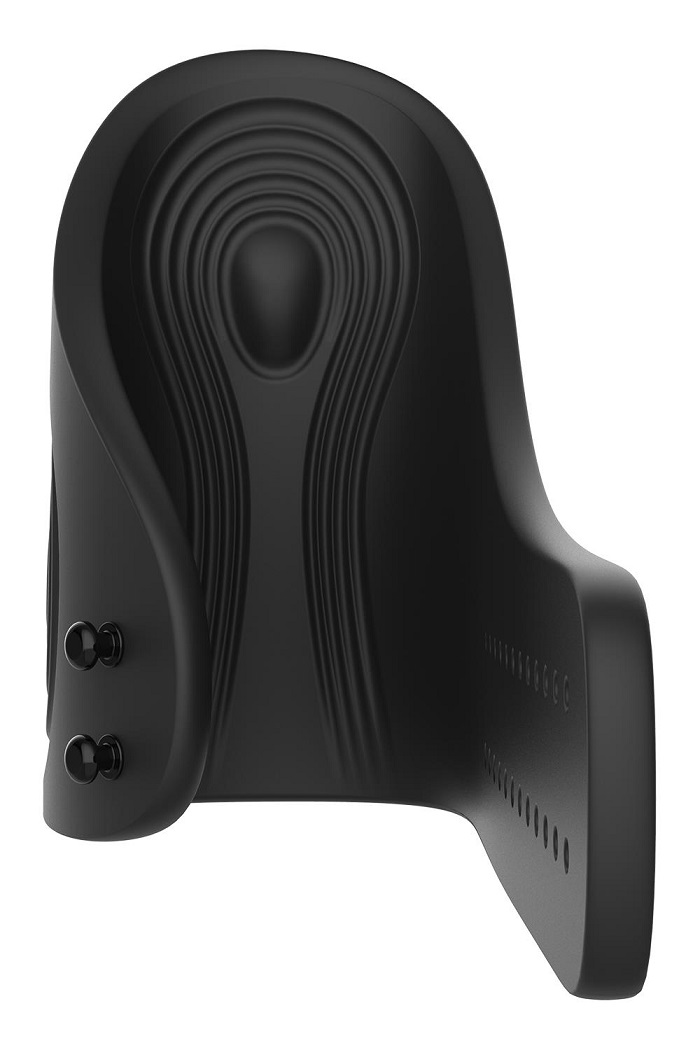 Introducing the ultimate pleasure enhancer for penis owners ... Dreamtoys - Ramrod Adjustable Vibro Ring w Remote - Black photo-3