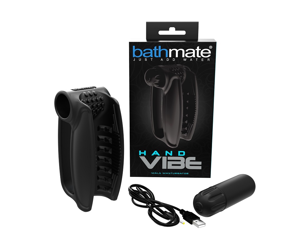 Vibe powered pleasure in the palm of your hand. The super so... Bathmate - Hand Vibe - Black photo-7