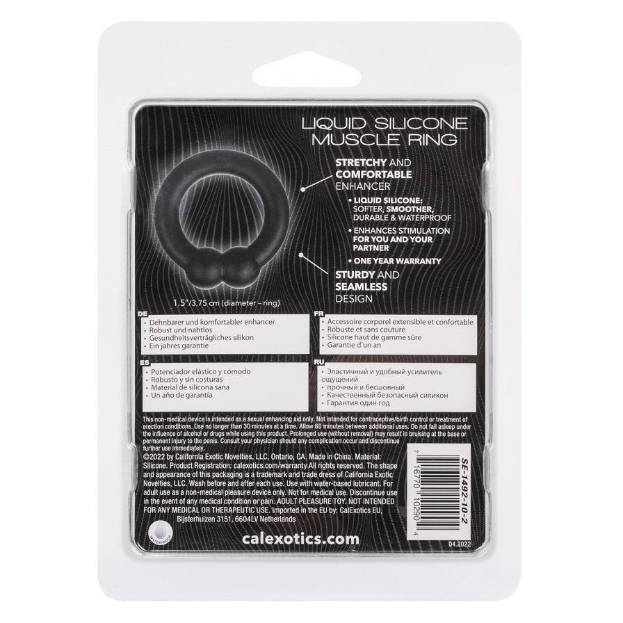 From bashful beginners to erotic experts, the Alpha Liquid S... CEN - Alpha Muscle Ring - Black photo-8