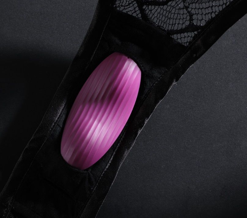Experience the mix between lust and luxury with&nb... SVAKOM - Edeny APP Clitoral Panty Vibrator - Violet photo-8
