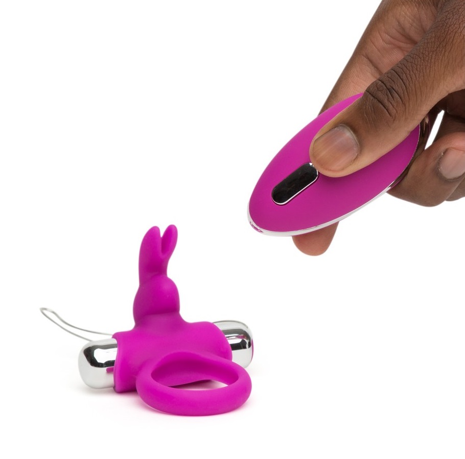 Incredible pleasure for two? Yes please! We've added ico... Happy Rabbit - Vibro Ring w Remote - Purple photo-2