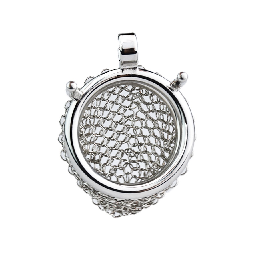 Material: 304 Stainless steel
Total high: 45mm&... FAAK - Mesh Chastity Cage 198 - Silver photo-2