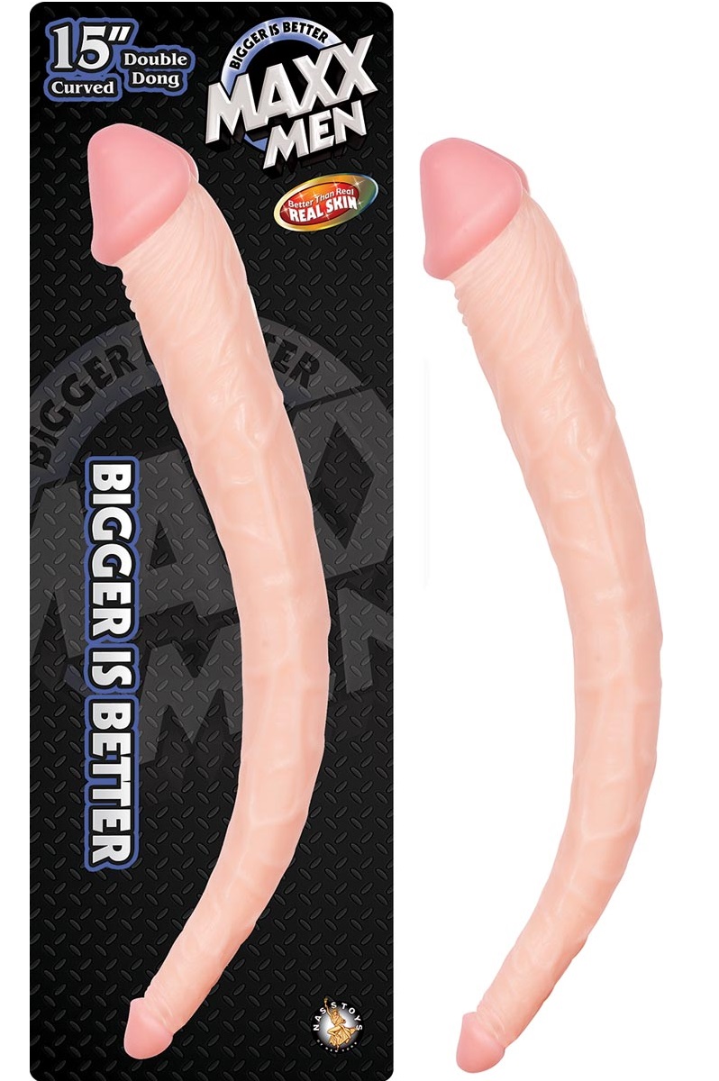 Better than Real “Real Skin”. Bigger is Better
Waterproof
P... Nasstoys - Maxx Men 15" Double Dildo - Flesh photo-4