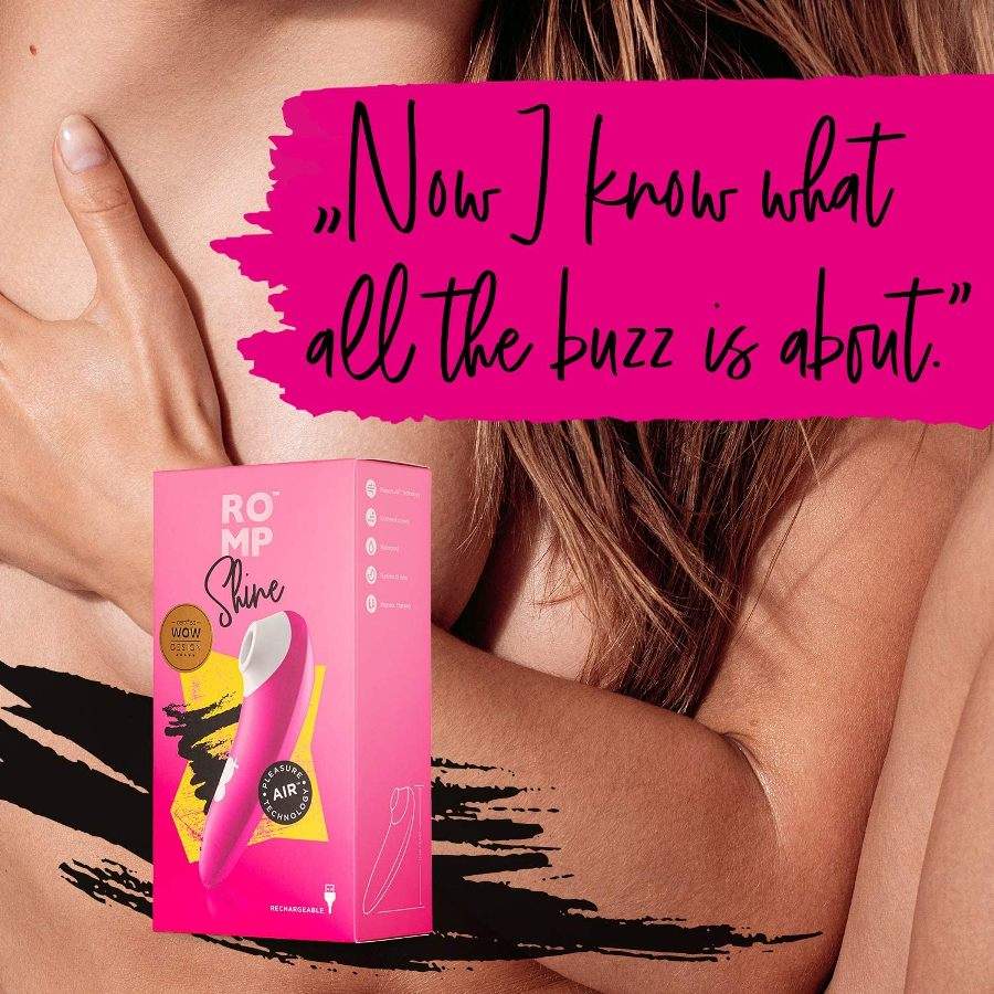我們想通知您,適用於 Wow Tech 產品(ROMP、Womanizer、We-Vibe、Arcwave)的充電器適配... Romp - Shine 陰蒂吸吮器- 粉紅色 照片-15