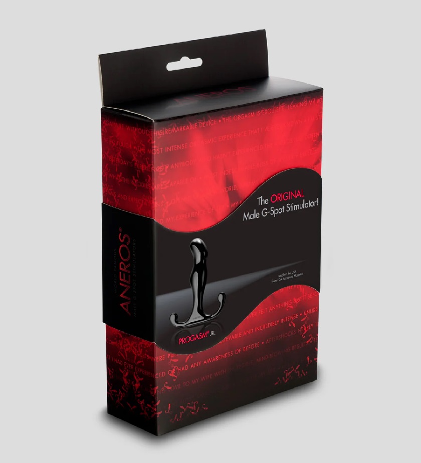 Upright style, angled head for more focused stimulation
Spec... Aneros - Progasm Jr. Prostate Massager - Black photo-4