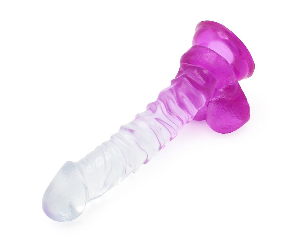 This special transparent dildo has an amazing color mix and ... Kiotos - Wave Dildo 04 - Purple photo-7