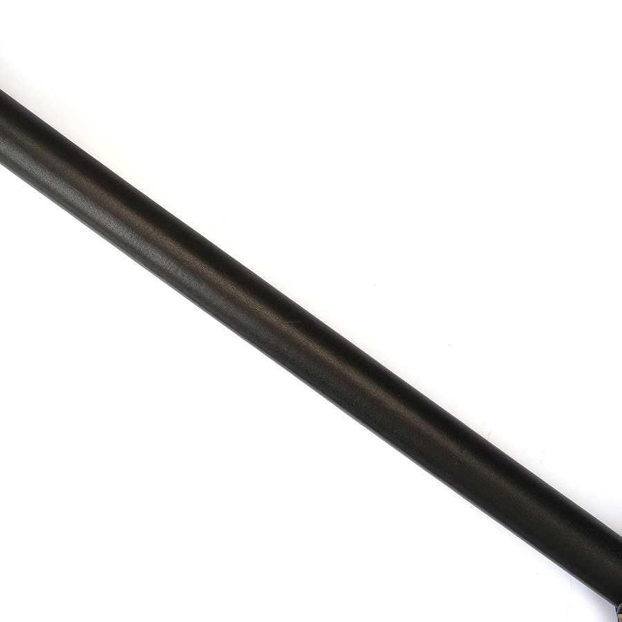 Samurai-inspired bondage accessories, embodying the spirit o... Liebe Seele - Samurai Leather Spreader Bar - Black photo-3