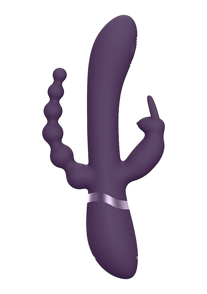 RINI hits all the spots. With Three 10-functionNew Generatio... Vive - Rini Double Rabbit Vibrator - Purple photo-2