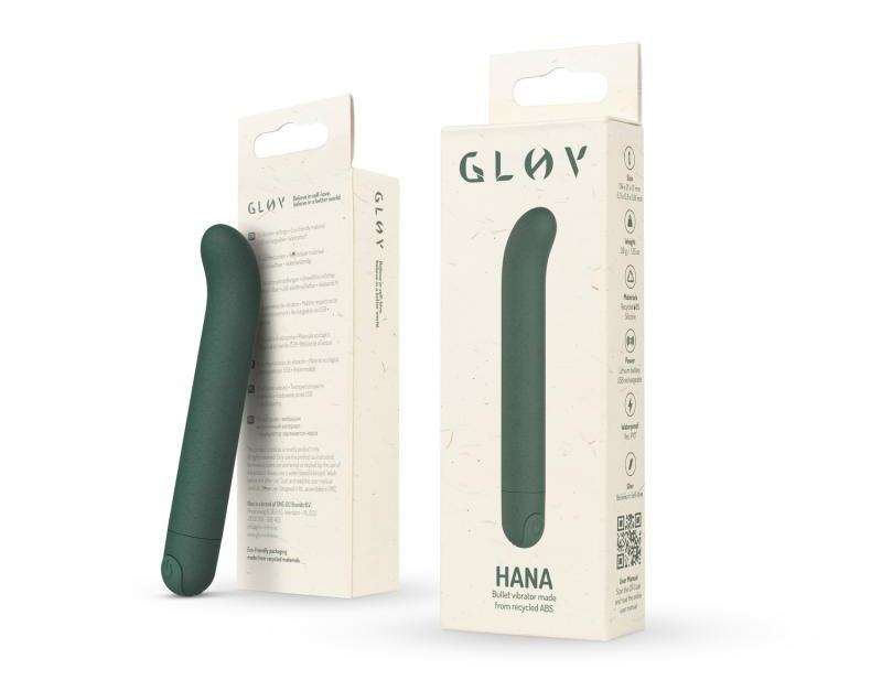 Meet Gløv, the new ECO-friendly collection! This vibrator is... Glov - Hana Eco G-Spot Vibrator - Green photo-8