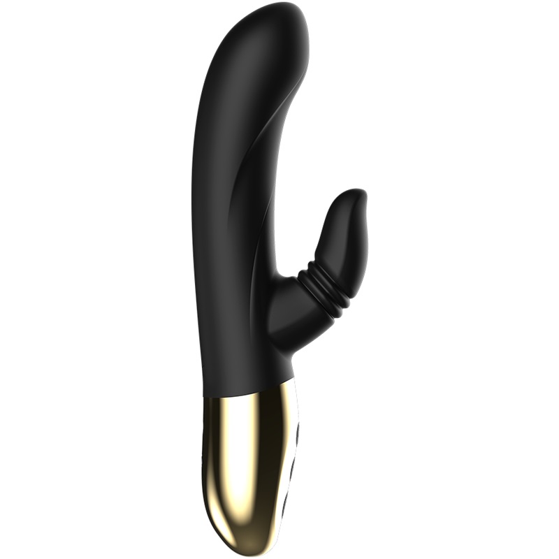 The perfect hug! The Licking rabbit vibrator with 2 powerful... Ibiza - Licking Rabbit Vibrator - Black photo-2