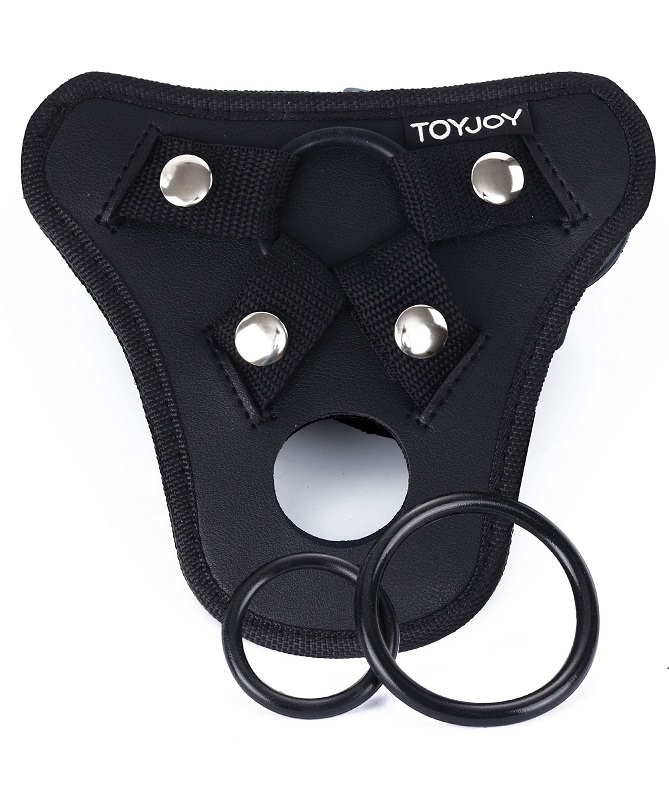 This TOYJOY Get Real Harness is designed for ultimate rolepl... ToyJoy - Pleasure Strap-On Harness - Black photo-6