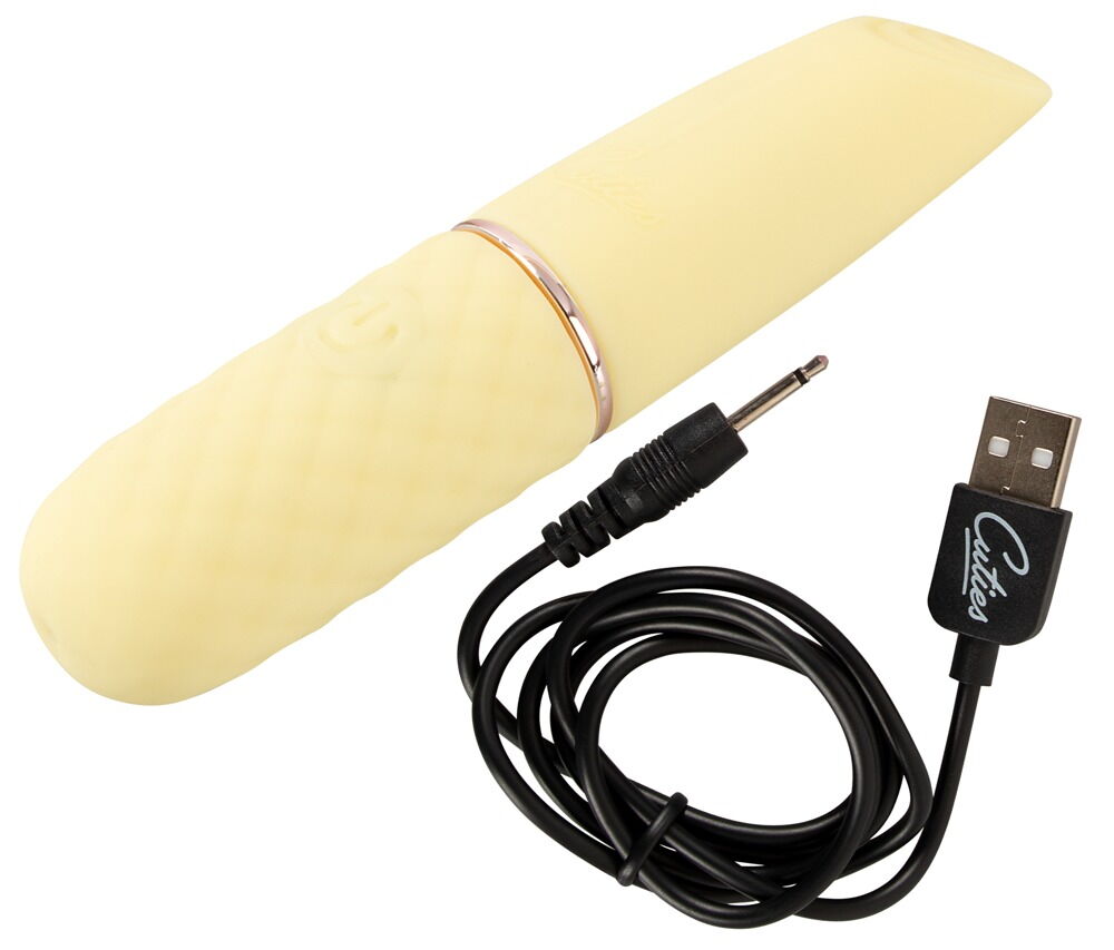 The beautiful, pastel-coloured Mini Vibrator from the Cuties... Cuties - Mini Bullet Vibrator - Yellow photo-8