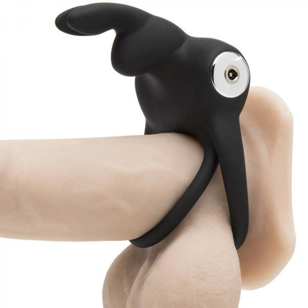 A superb sex toy for couples, the happy rabbit Couples Vibro... Happy Rabbit - Couples Vibro Ring - Black photo-4