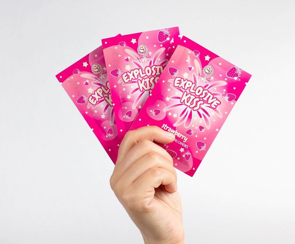 You don’t know how to innovate in oral sex and you think you... Secret Play - Popping Candies - Strawberry photo-7