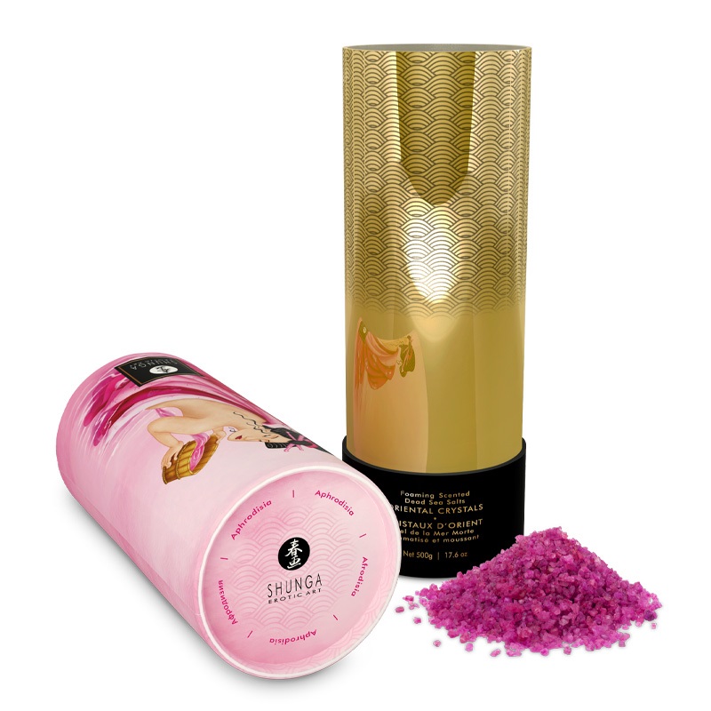 The bathroom acquires a new dimension with these perfumed an... Shunga - Crystal Bath Salt Aphrodisia - 500g photo-3