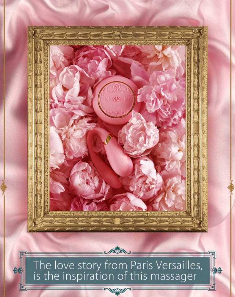 Designed with our best wishes for you to be happy as Princes... Zalo - Fanfan APP Couple Massager Set - Rouge Pink photo-9