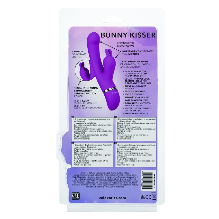 Indulge into passionate playtime with the Foreplay Frenzy Bu... CEN - Foreplay Frenzy Bunny Kisser Vibe - Purple photo-15