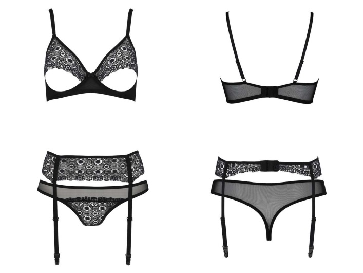 ECO Collection made from 95% recycled materials and biod... Passion Eco - Zinnia Set - Black - L/XL photo-5