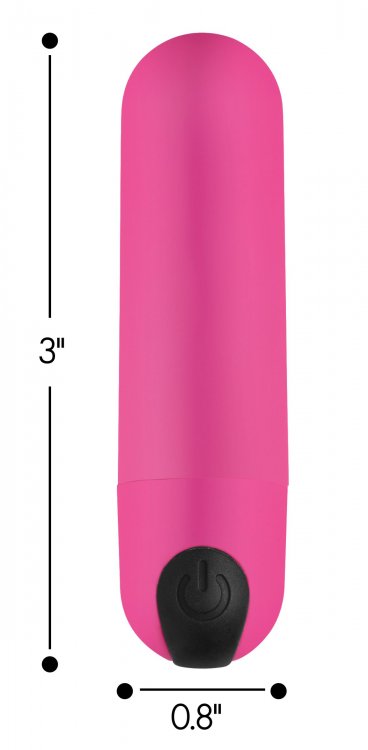 Prepare to Bang yourself with this tiny but powerful vibrati... Bang! - 21X Vibro Bullet w Remote - Pink photo-4