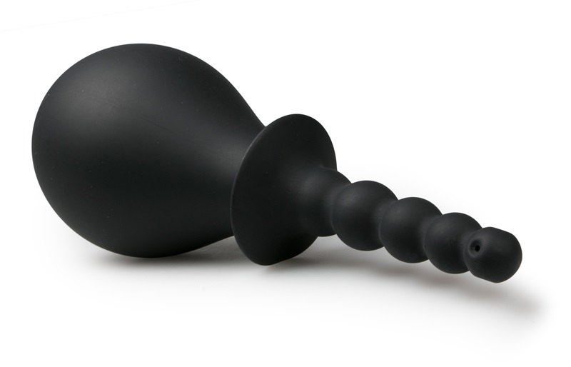 Clean your insides with this anal douche before anal sex. Wi... Easytoys - Steamy Douche - Black photo-2
