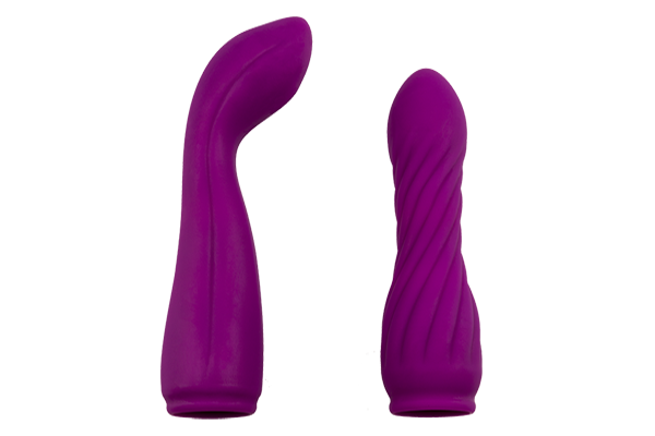 Mini Double ended vibrator with optional removable dildo she... Adrien Lastic - 2X Double Ended Vibrator photo-4