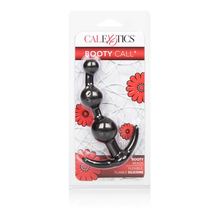 Add a sense of romance and adventure into the bedroom and ta... CEN - Booty Call Booty Beads - Black photo-3