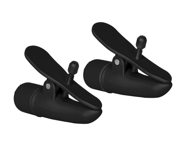 Engage in erotic nipple fun with the designer Nipple Play Ni... CEN - Nipplettes Vibro Clamps - Black photo-2